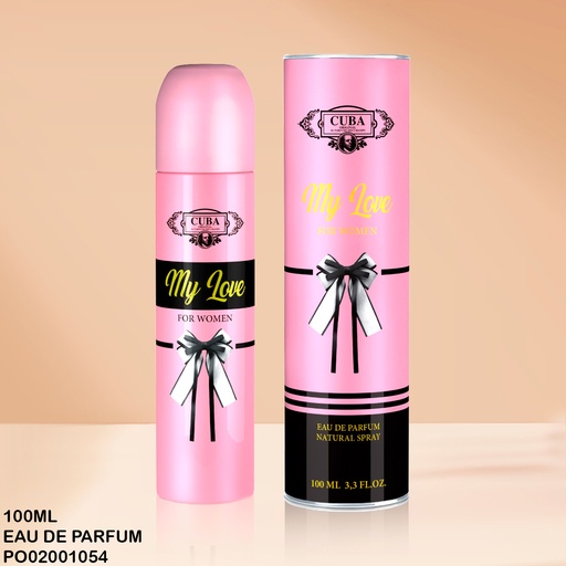 [PO02001054] PERFUME MY LOVE FOR WOMEN CUBA 100ML EDP