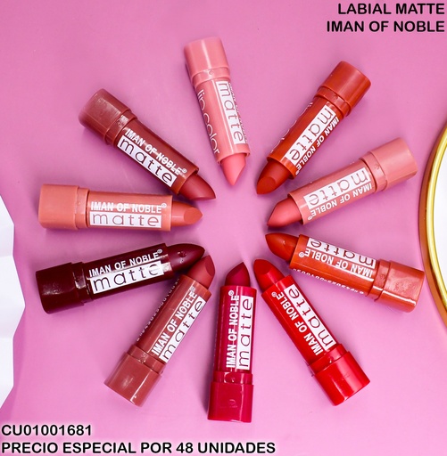 [CU01001681] LABIAL MATTE (ION) SURTIDOS 5090C