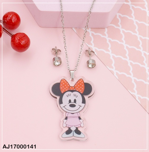 [AJ17000141] JUEGO MINNIE MOUSE CUERPO ENTERO 0746552-W163