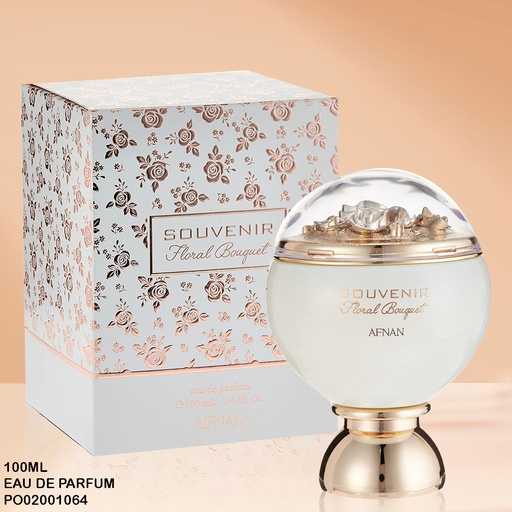 [PO02001064] PERFUME SOUVENIR FLORAL BOUQUET AFNAN EDP 100ML