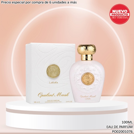 [PO02001076] PERFUME OPULENT MUSK LATTAFA EDP 100ML