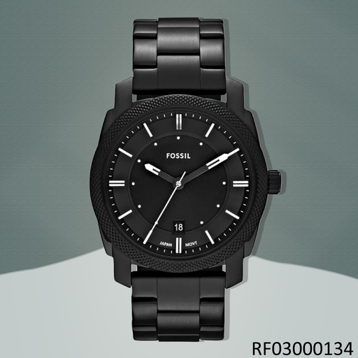 [RF03000134] RELOJ FOSSIL ANALOGO MACHINEAVINOX FS4775 METAL NEGRO