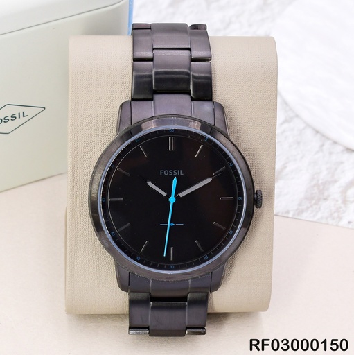 [RF03000150] RELOJ FOSSIL ANALOGO MINIMALIST FS5308 METAL NEGRO