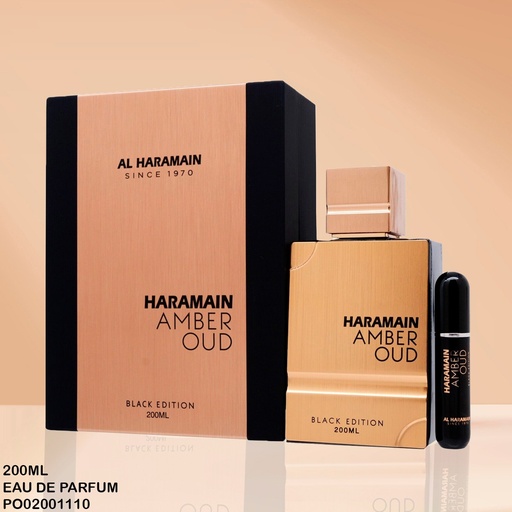 [PO02001110] PERFUME HARAMAIN AMBER OUD BLACK EDITION 200ML EDP