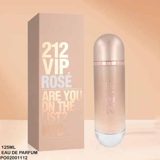 [PO02001112] PERFUME 212 VIP ROSÉ CAROLINA HERRERA 125ML EDP