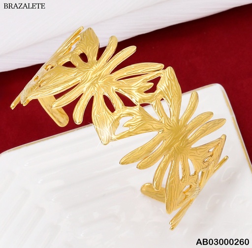 [AB03000260] BRAZALETE FIGURA MANCHAS DE PINTURA BA062-45