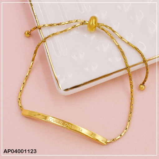 [AP04001123] PULSERA PLACA LOVER DREAM BA090-146