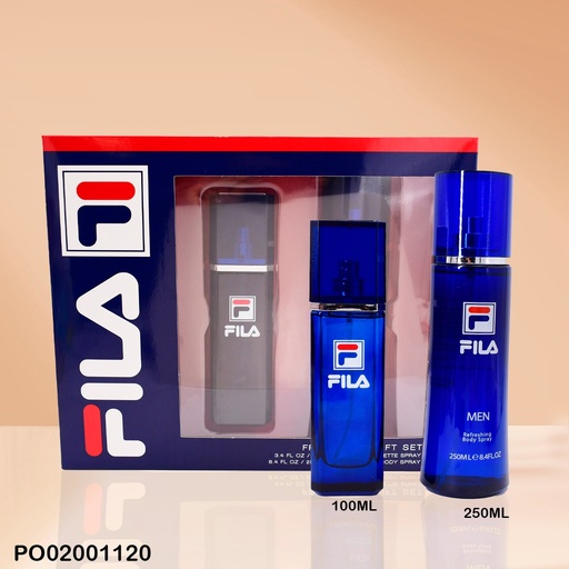 [PO02001120] ESTUCHE PERFUMES FILA MEN 2PCS BODY/PERF.(AZUL)EDT