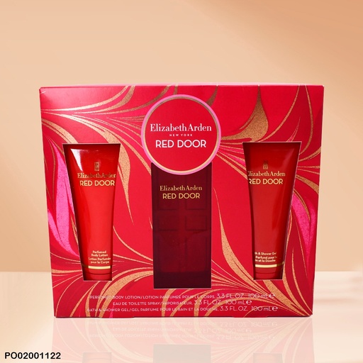 [PO02001122] ESTUCHE PERFUMES RED DOOR ELIZABETH ARDEN 3PCS EDT