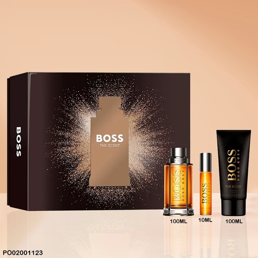 [PO02001123] ESTUCHE PERFUMES THE SCENT HUGO BOSS 3PCS EDT