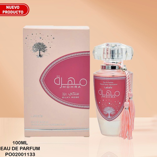 [PO02001133] PERFUME MOHRA SILKY ROSE LATTAFA EDP 100ML