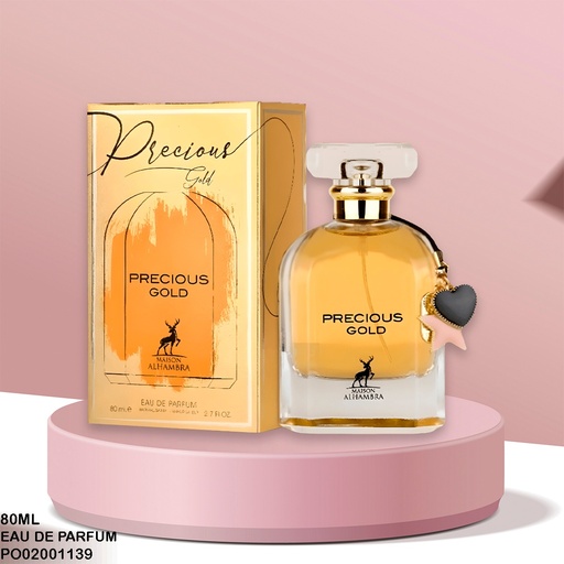 [PO02001139] PERFUME PRECIOUS GOLD MAISON ALHAMBRA EDP 80ML