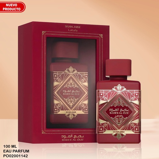 [PO02001142] PERFUME SUBLIME BADE´E AL OUD LATTAFA EDP 100ML
