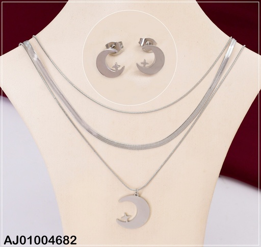 [AJ01004682] JUEGO PLATD. 3 CAD. LUNA ESTRELLA # 0743422-171