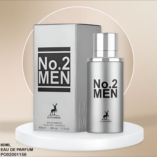[PO02001156] PERFUME NO.2 MEN MAISON ALHAMBRA EDP 80ML