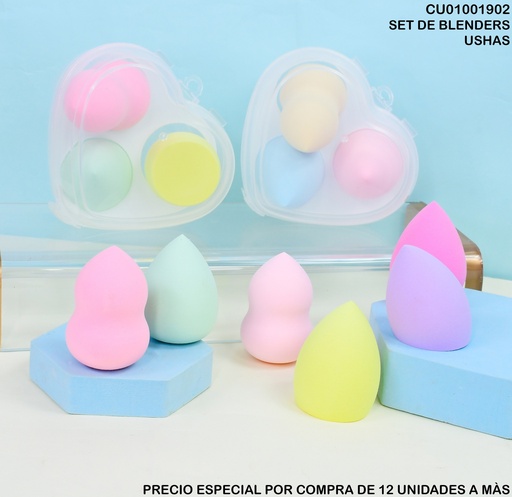 [CU01001902] SET CORAZON 3 BLENDERS COL. SURTIDOS AGE-100A