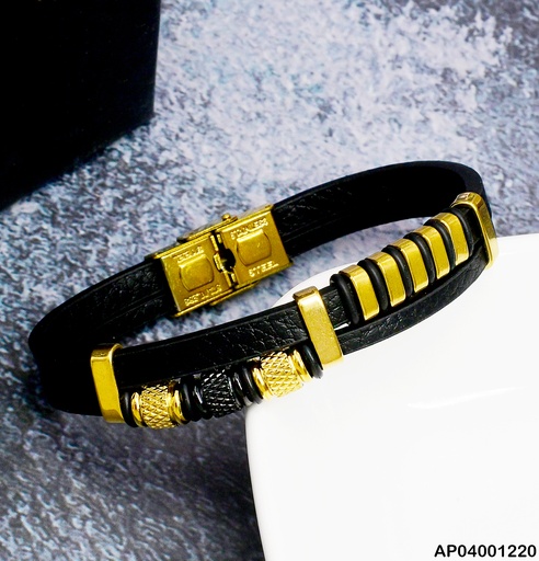 [AP04001220] PULSERA ⬛⬜⬛ IIIIII NEGRA # 081563-005