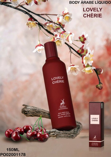 [PO02001178] MAISON ALHAMBRA ALL OVER SPRAY PERFUME 150ML LOVELY CHERIE