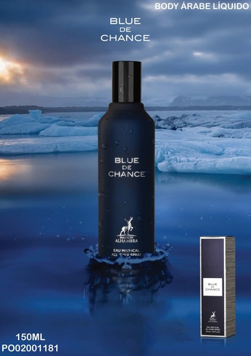 [PO02001181] MAISON ALHAMBRA ALL OVER SPRAY PERFUME 150ML BLUE DE CHANCE
