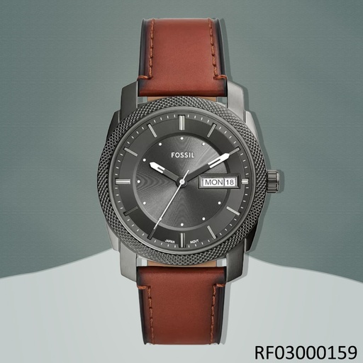 [RF03000159] RELOJ FOSSIL ANALOGO MACHINE STL FS5900 CUERO