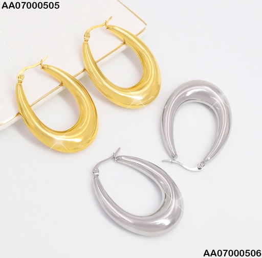[AA07000506] ARGOLLA PLATD. OVALO INFLADA 40*31MM 08204572-W07