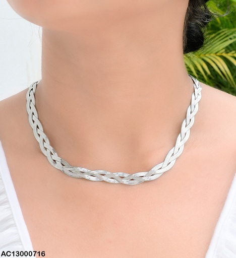 [AC13000716] CADENA PLATD. TRENZA DE 3 # CA148-135