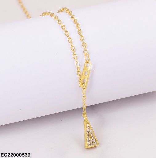 [EC22000539] CADENA DIJE TRIANGULO C/ZIRC. # CE050-10