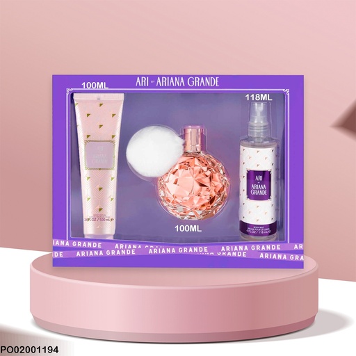 [PO02001194] ESTUCHE PERFUMES ARI ARIANA GRANDE 3PCS