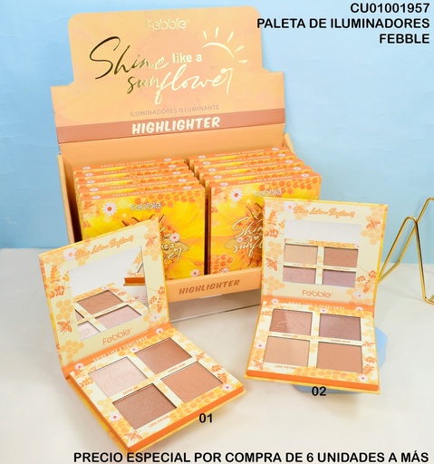 [CU01001957] PALETA ILUMINADORES SUNFLOWER SURTD. ES4220-A