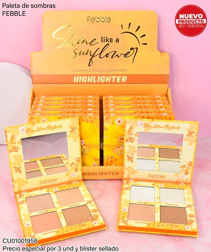 [CU01001958] PALETA ILUMINADORES SUNFLOWER SURTD. ES4220 - B