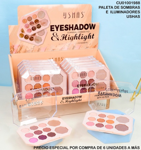 [CU01001988] PALETA SOMBRA/ILUMINADOR SURTD. USHAS ES4216-4