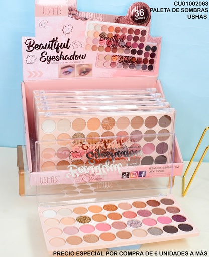 [CU01002063] PALETA 36 TON. SOMBRAS BEAUTILFUL USHAS ES4346-2