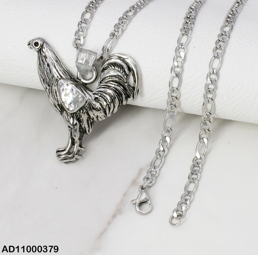 [AD11000379] DIJE PLATEADO GALLO 080636-106T
