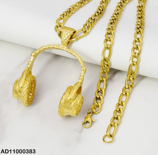 [AD11000383] DIJE DORADO AUDIFONOS GRANDES 080672