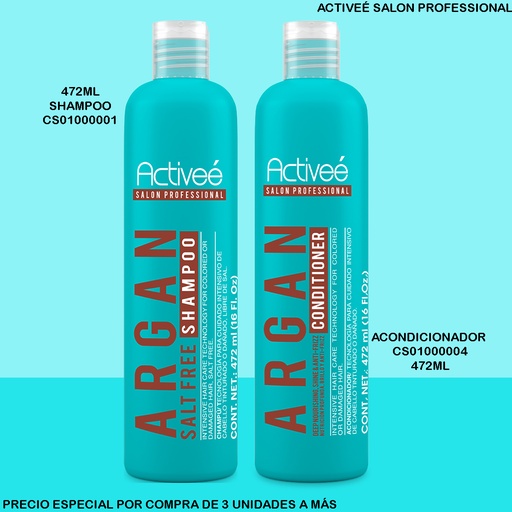 [CS01000004] ACONDICIONADOR ACTIVEE ARGAN  16OZ