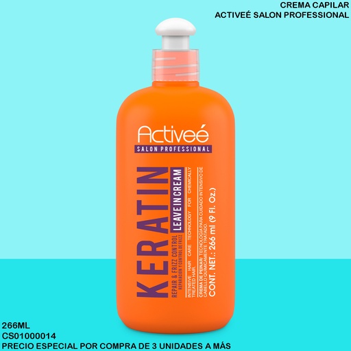 [CS01000014] CREMA P/PEINAR ACTIVEE KERATINA  9OZ