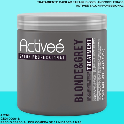 [CS01000018] TRATAMIENTO ACTIVEE 16OZ BLONDE&GREY TR0325-001