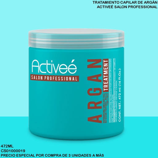 [CS01000019] TRATAMIENTO ACTIVEE ARGAN 16OZ