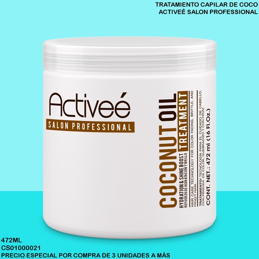 [CS01000021] TRATAMIENTO ACTIVEE COCONUT 16OZ