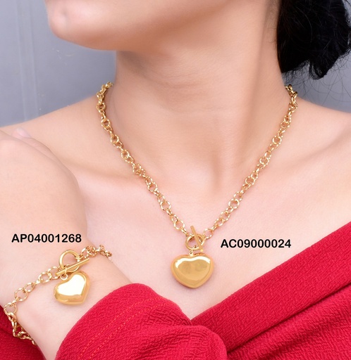 [AC09000024] CAMISERO CORAZON CIERRE TIFFANY 20*25MM 6N2003699