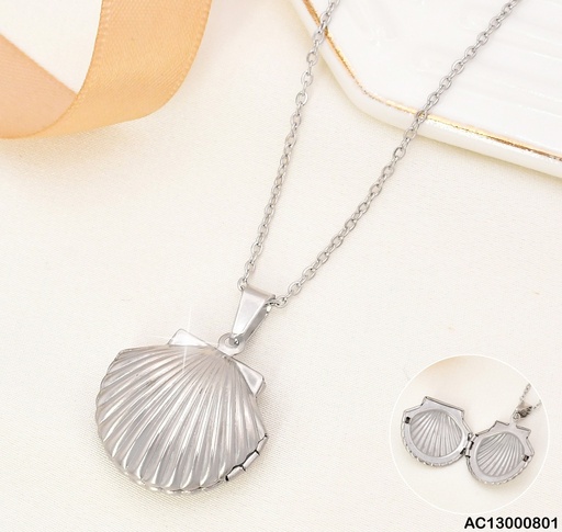 [AC13000801] CADENA PLATD. CONCHA VD080915-054