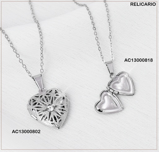 [AC13000802] CADENA PLATD. CORAZON  080919
