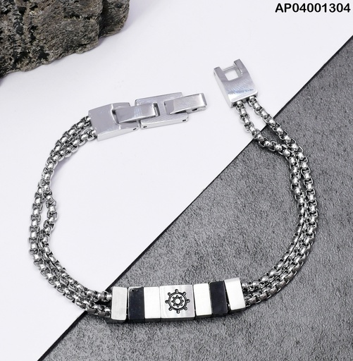 [AP04001304] PULSERA PLATD. III TIMON III 081611-W177