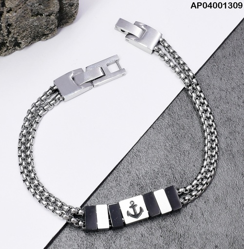[AP04001309] PULSERA PLATD. III ANCLA III 081646-W177