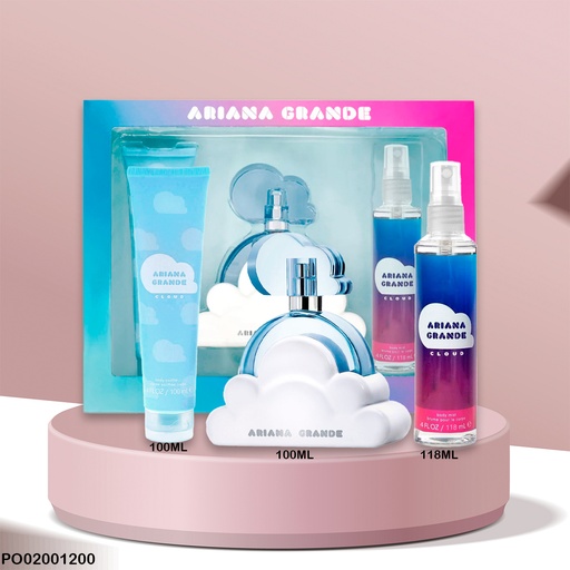 [PO02001200] ESTUCHE PERFUMES CLOUD ARIANA GRANDE CREMA/PERF./BODY