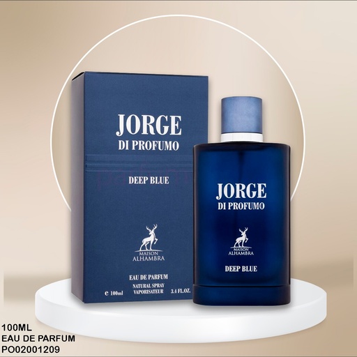 [PO02001209] PERFUME JORGE DI PROFUMO DEEP BLUE MAISON A.EDP 100ML