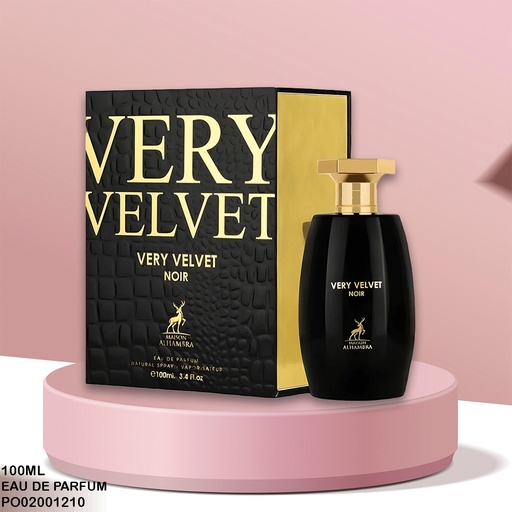 [PO02001210] PERFUME VERY VELVET NOIR MAISON ALHAMBRA EDP 100ML