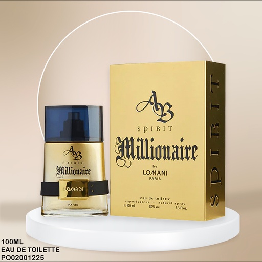 [PO02001225] PERFUME SPIRIT MILLIONAIRE BY LOMANI EDT 100ML