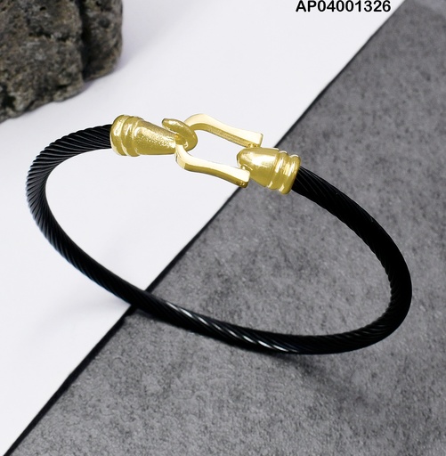 [AP04001326] PULSERA HERRADURA DORADA 0580428-112