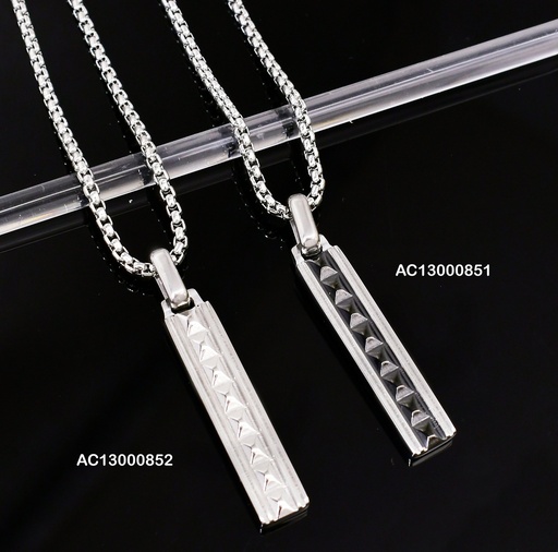 [AC13000851] CADENA PLATD. LINEAS NEGRA 081701-W177